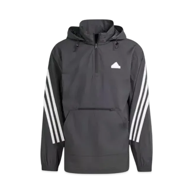 adidas Future Icon Three Stripes Woven Windbreaker "Black"