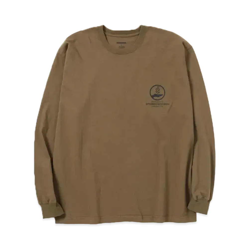 NEIGHBORHOOD NH Tee-14 LS . CO "Olive Drab"