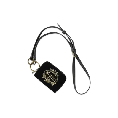X-Girl Rose And Crown Coin Card Case "Black"