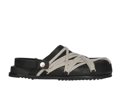 Rick Owens Women's Megalace Mule Granola "Black"