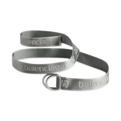 BALENCIAGA D Ring Belt "Grey"