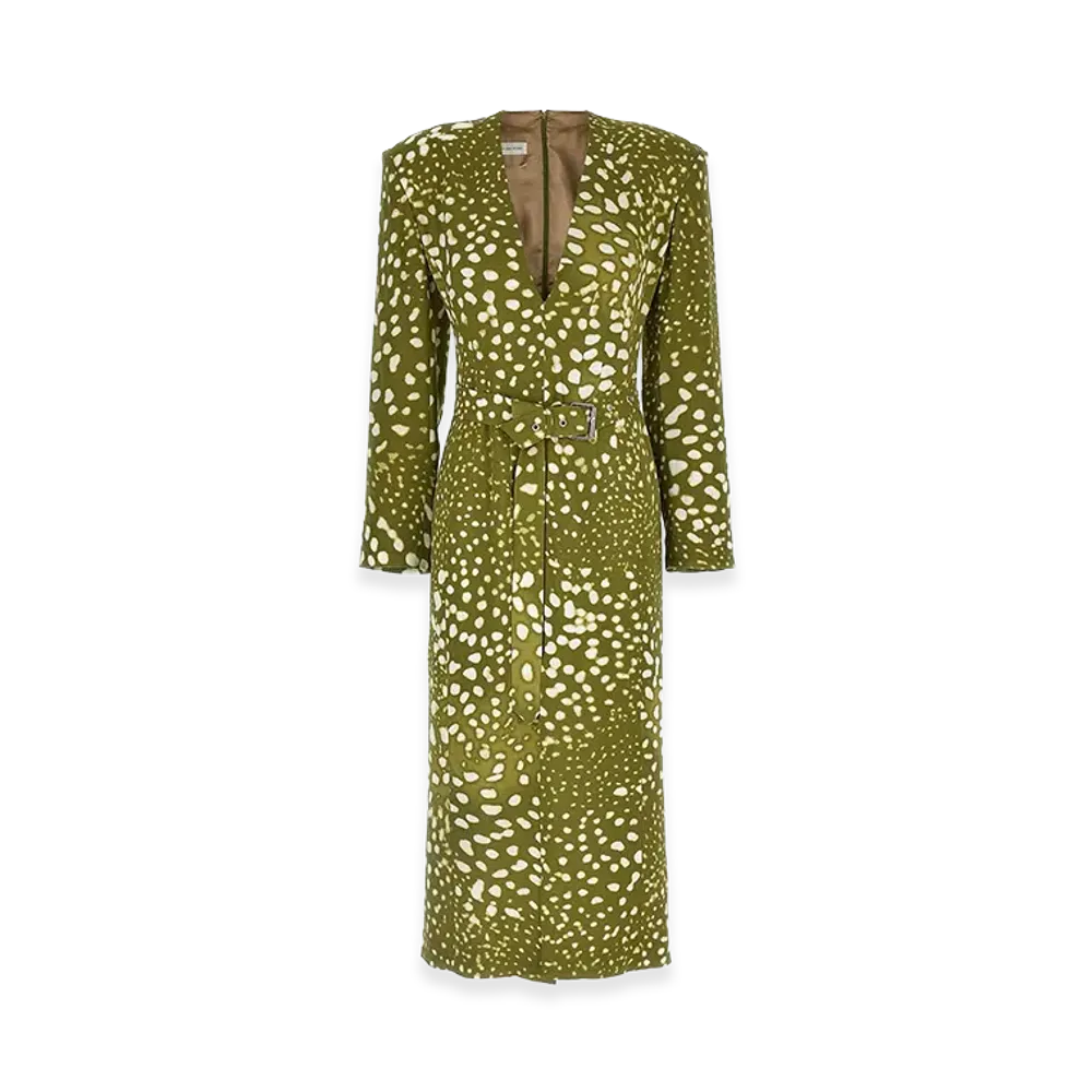 DRIES VAN NOTEN Women's Dohana Dress "Green"