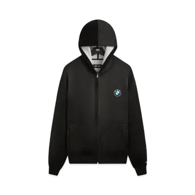 Kith x BMW Bonded Velour Williams V Full Zip Hoodie "Black"