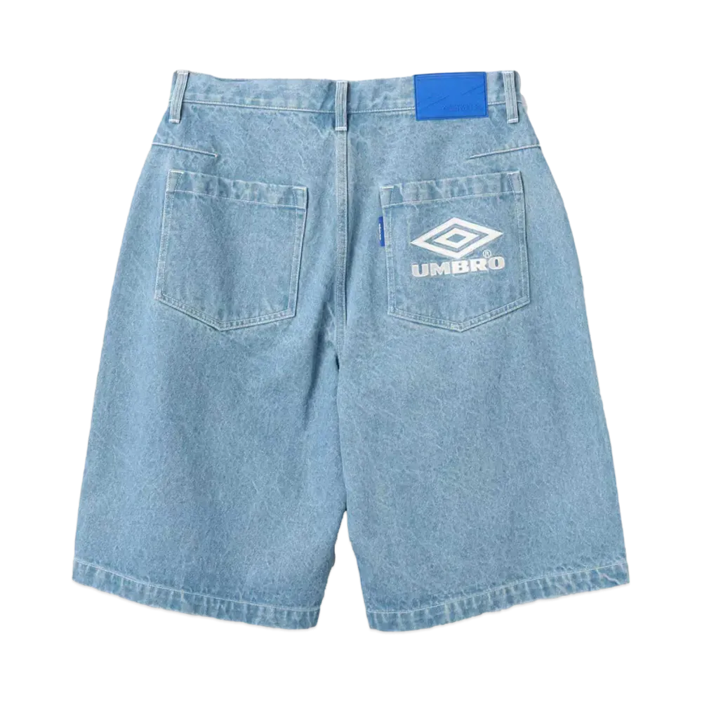 UMBRO x atmos Denim Buggy Shorts "Blue"