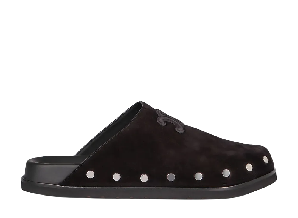 CELINE Leather Sandals "Black"