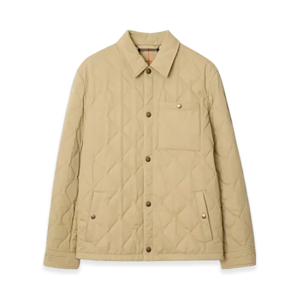 Burberry Quilting Gabardine Overshirt "Hamper"