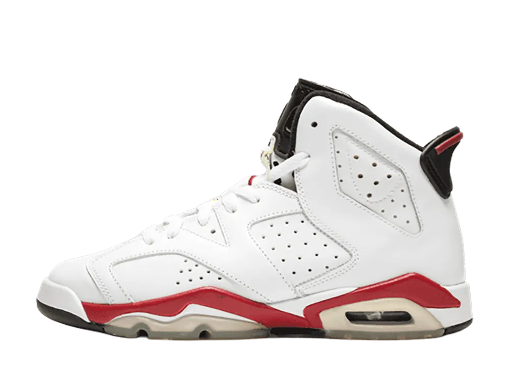 Nike GS Air Jordan 6 Retro "White/Varsity Red"