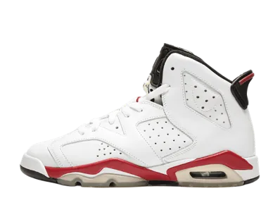 Nike GS Air Jordan 6 Retro "White/Varsity Red"