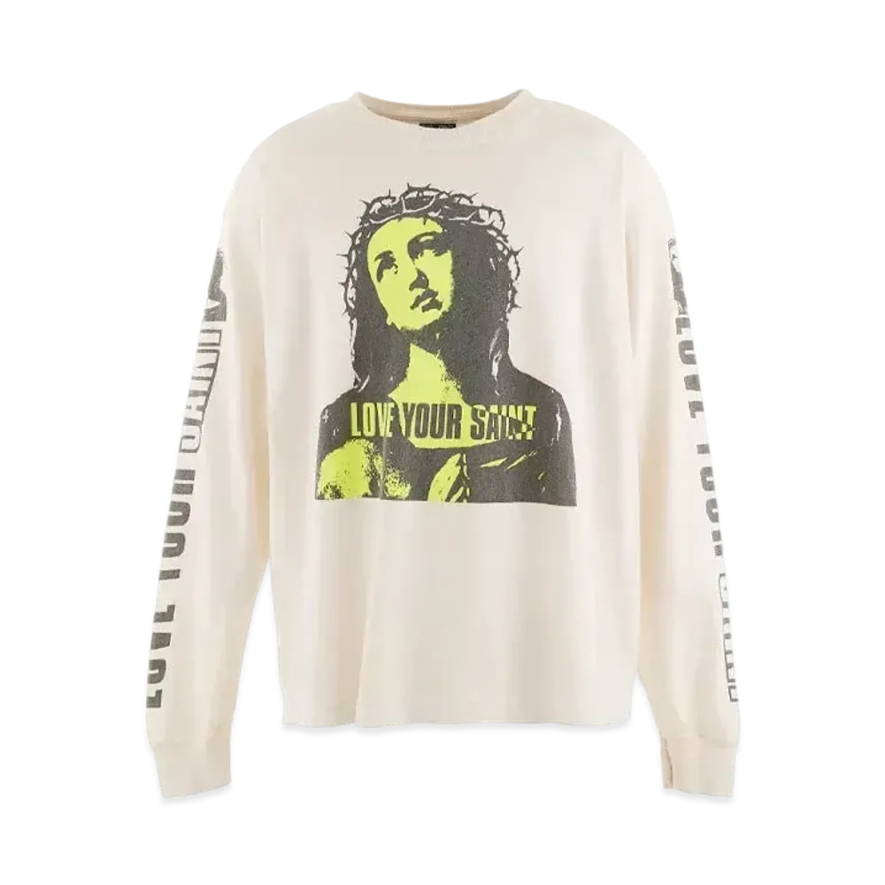 SAINT Mxxxxxx LS Tee_Love Ur Saint "White"