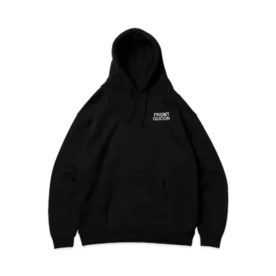 FRAGMENT x Qucon HOODIE "Black"