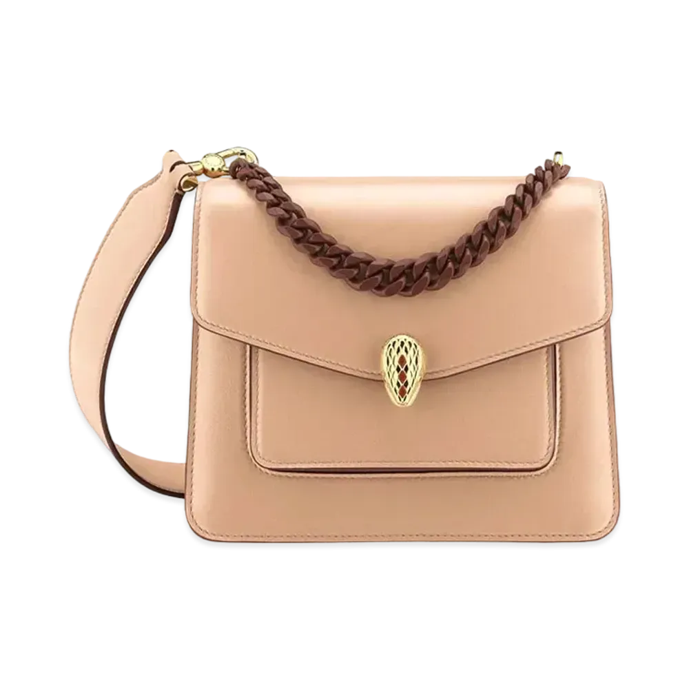 BVLGARI Serpenti Forever Crossbody Bag "Beige"