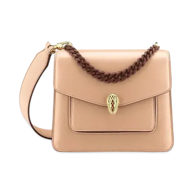 BVLGARI Serpenti Forever Crossbody Bag "Beige"