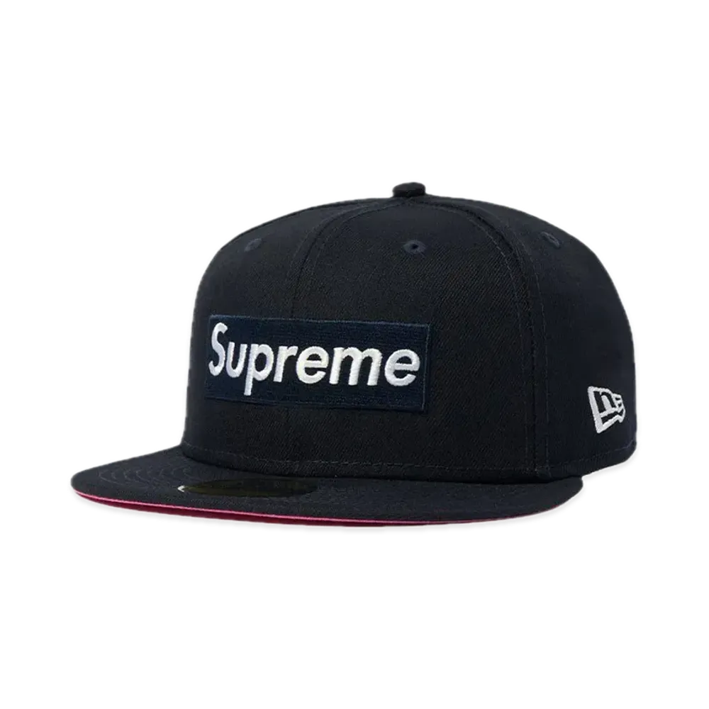Supreme No Comp Box Logo New Era "Navy"