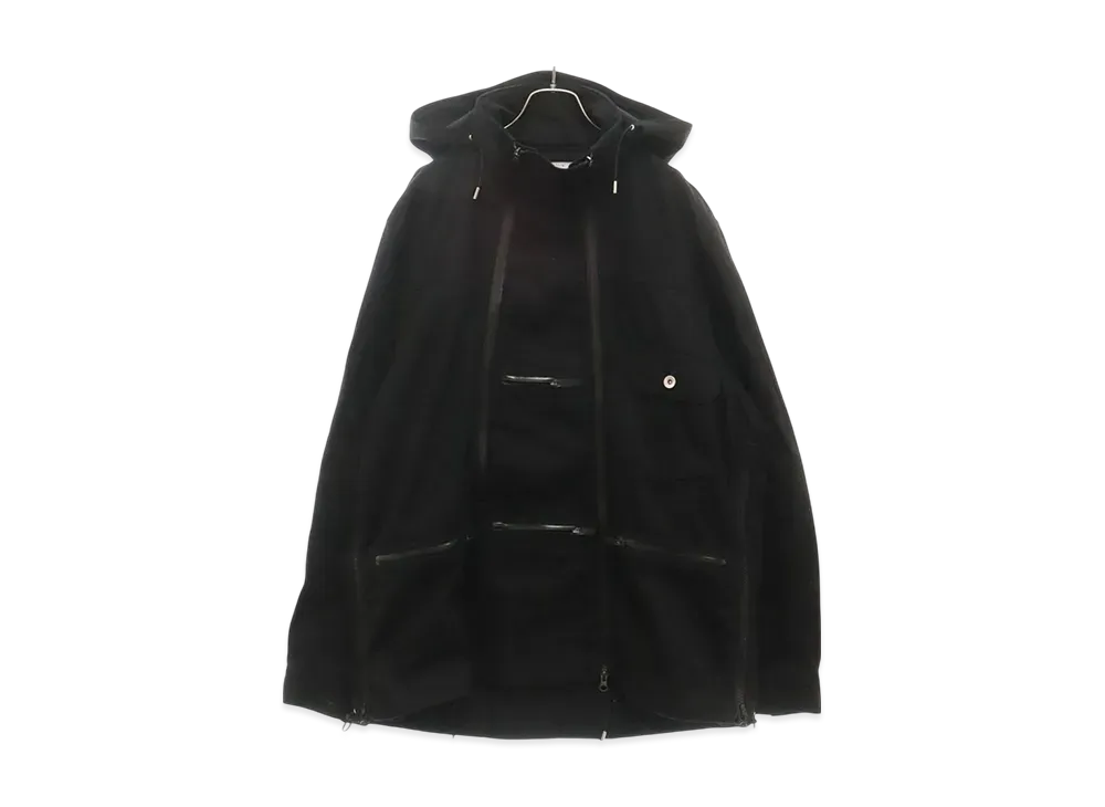 Sacai Denim Blouson Jacket "Black"