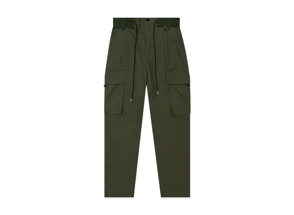 Sacai Rip Stop Mix Pants "Khaki"
