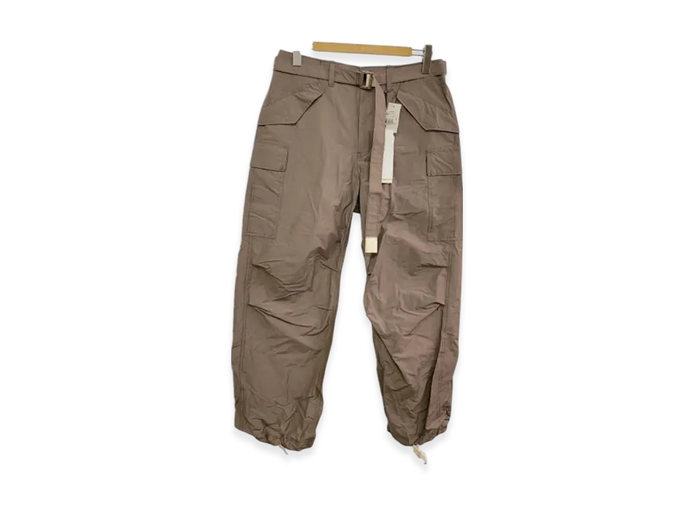 sacai Belted Military Cargo Pants "Tan"