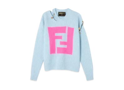 FENDI x Versace Fendace Cutout Jumper "Blue"