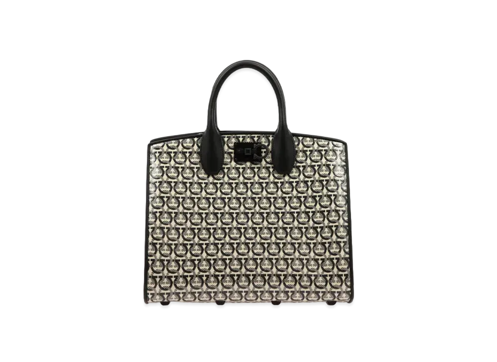 Salvatore Ferragamo Ferragamo Studio Box "Beige/Black"