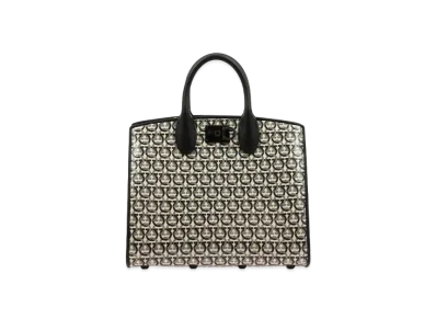Salvatore Ferragamo Ferragamo Studio Box "Beige/Black"