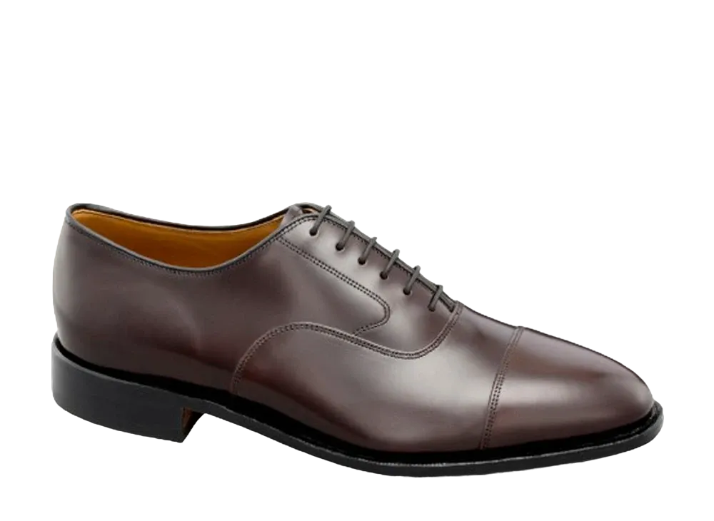 JOHNSTON & MURPHY Melton Cap Toe "Burgundy Calfskin" 22-2985