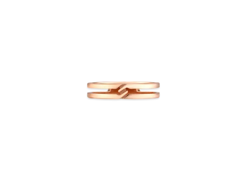 GUCCI Gucci Infinity Rose Gold Ring "Pink"