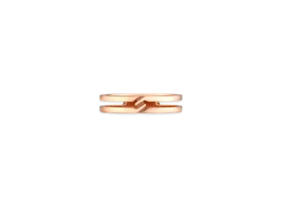 GUCCI Gucci Infinity Rose Gold Ring "Pink"