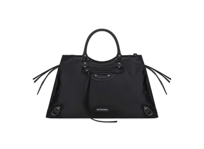 BALENCIAGA Neo Classic Large Handbag With Short Handle "Black"