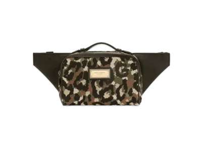 Dolce&Gabbana Waist Pouch Camouflage Jacquard "Multicolor"