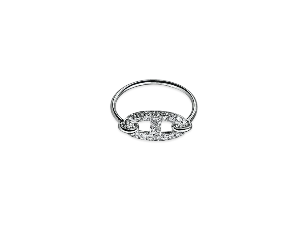 Hermes Ronde Ring "White Gold/Diamond"