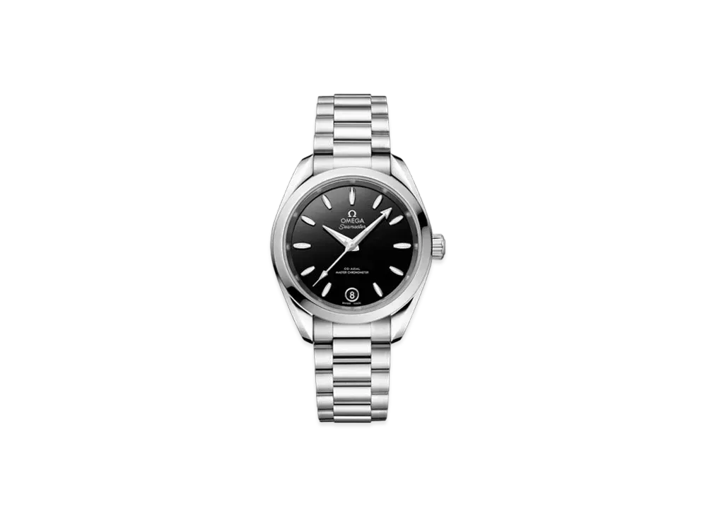OMEGA Seamaster Aqua Terra 150M Co-Axial Master Chronometer 34MM "Stainless Steel/Black" 220.10.34.20.01.001