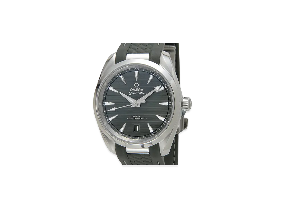 OMEGA Seamaster Aqua Terra 150M Rubber Strap "Stainless Steel/Green"
