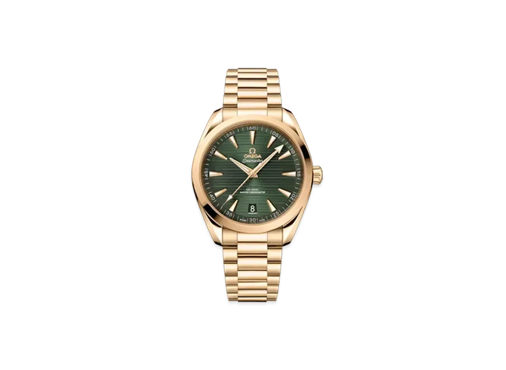 OMEGA Seamaster Co-Axial Master Chronometer "Moonshine Gold/Green" 220.52.41.21.10.001