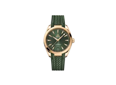 OMEGA Seamaster Co-Axial Master Chronometer Rubber Strap "Moonshine Gold/Green" 220.52.41.21.10.001