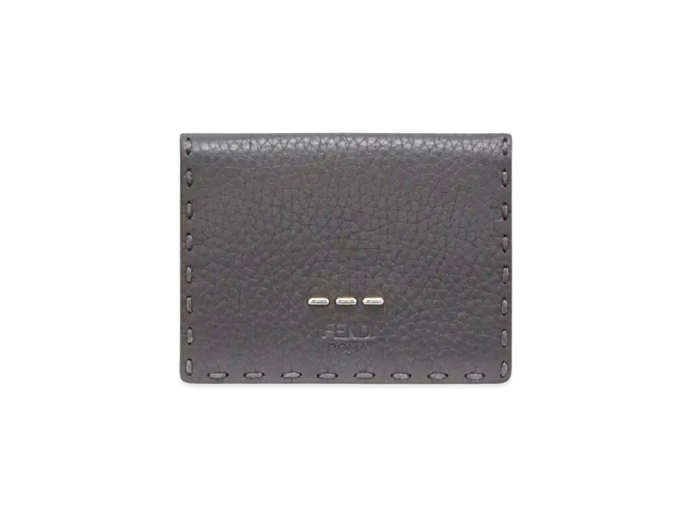 FENDI Micro Thrust Folded Wallet Leather "Gray"