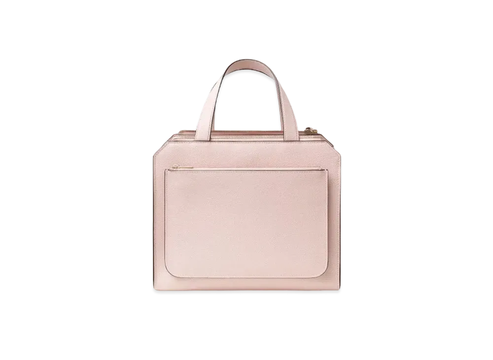 Valextra Medium Passepartout Bag "Peonia"