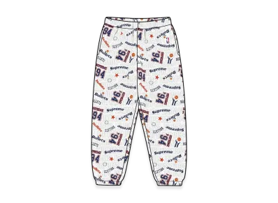 Supreme x Mitchell & Ness Teams Sweatpant "Ash Grey"