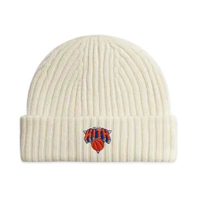 Kith x the New York Knicks Superman Logo Beanie "Sandrift"