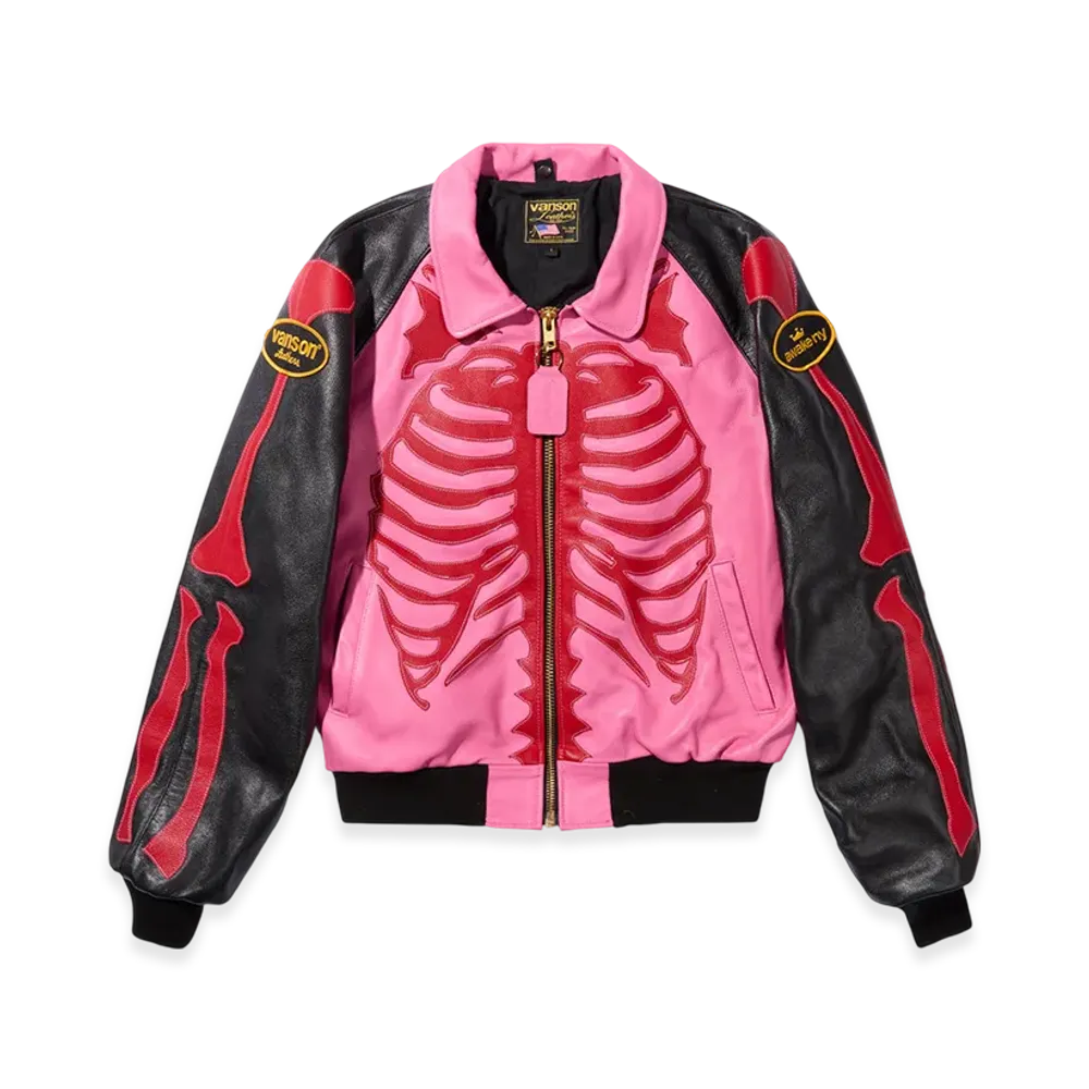 AWAKE NY x Vanson Origin Jacket "Pink"