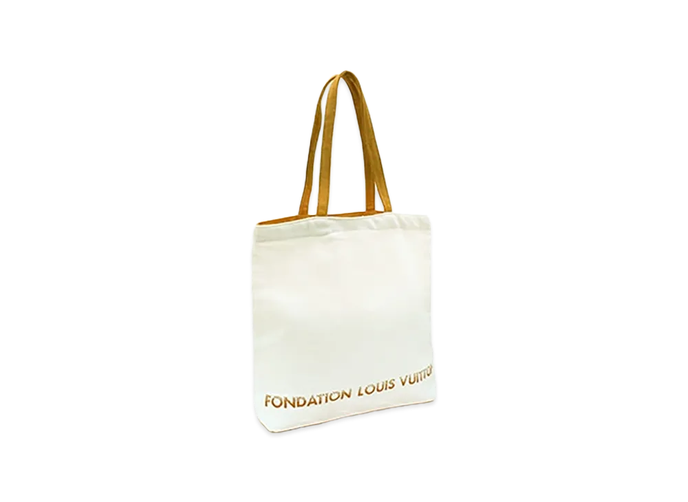Louis Vuitton Fondation Louis Vuitton Tote Bag Museum Exclusive Item "White"