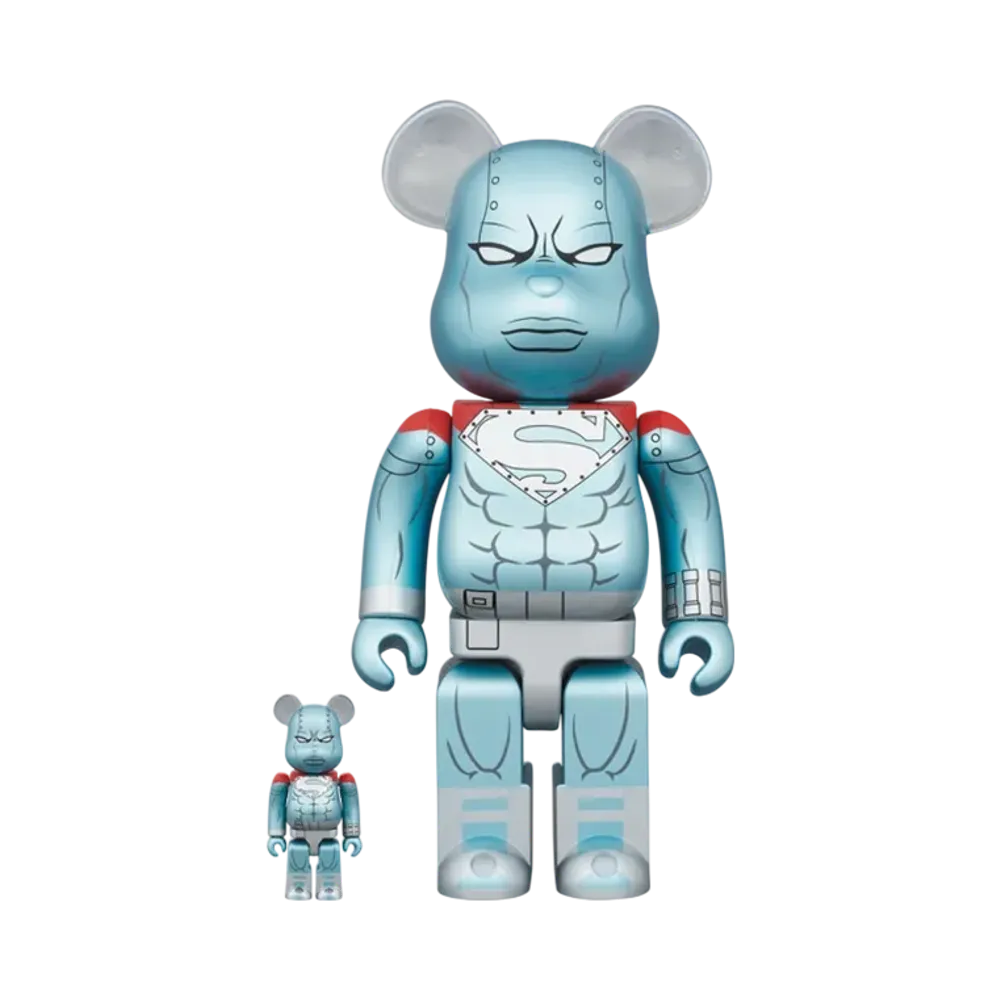 MEDICOM TOY "BEARBRICK" Steel 100% & 400%