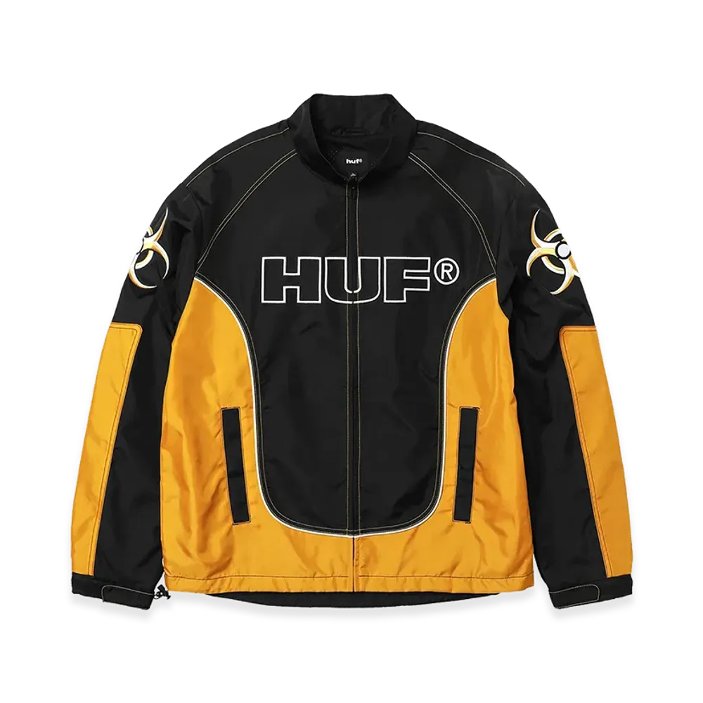 HUF Sector Jacket "Black/Yellow"