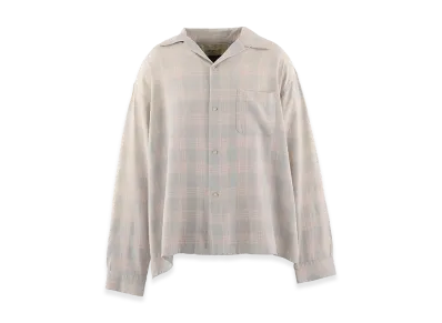 SAINT Mxxxxxx Rayon Shirt Check "Sky Blue"