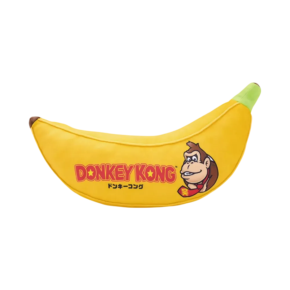 BANDAI "Ichiban Kuji" -Donkey Kong- A Prize Big Banana Plush