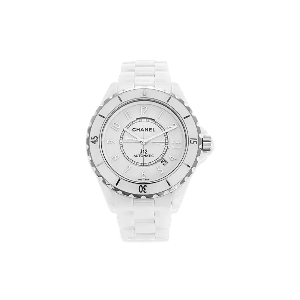 CHANEL J12 Automatic 42mm Ceramic Stainless Steel "White"