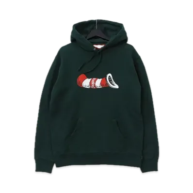 Supreme Cat in the Hat Hooded Sweatshirt "Green"