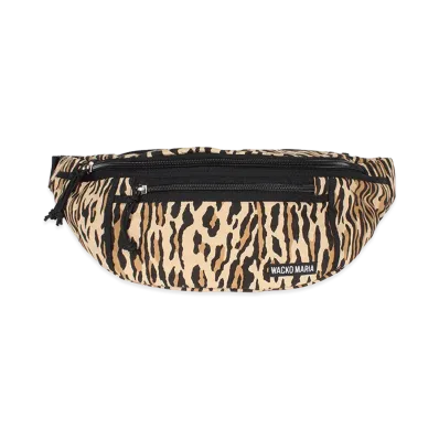 WACKO MARIA x Speak Easy Leopard Waist Bag "Beige"