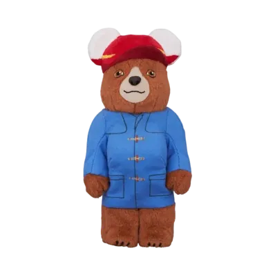 MEDICOM TOY "BEARBRICK" -Paddington- Paddington Costume Ver.400%