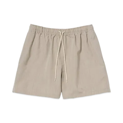 AURALEE Wool Max Canvas Shorts "Top Gray Beige"