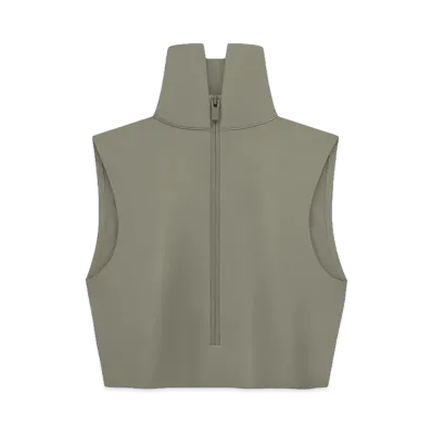 FEAR OF GOD x adidas FEAR OF GOD Athletics Women's High Neck Crop Top "Beige"