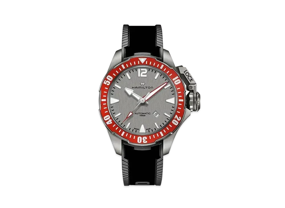 Hamilton Khaki Navy Frogman Auto Titanium Auto